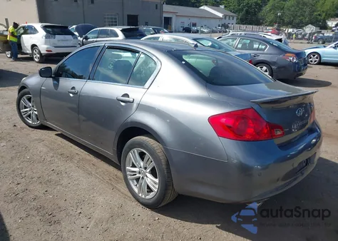 2012 Infiniti G37X z USA, uszkodzony, nr VIN JN1CV6AR0CM978397